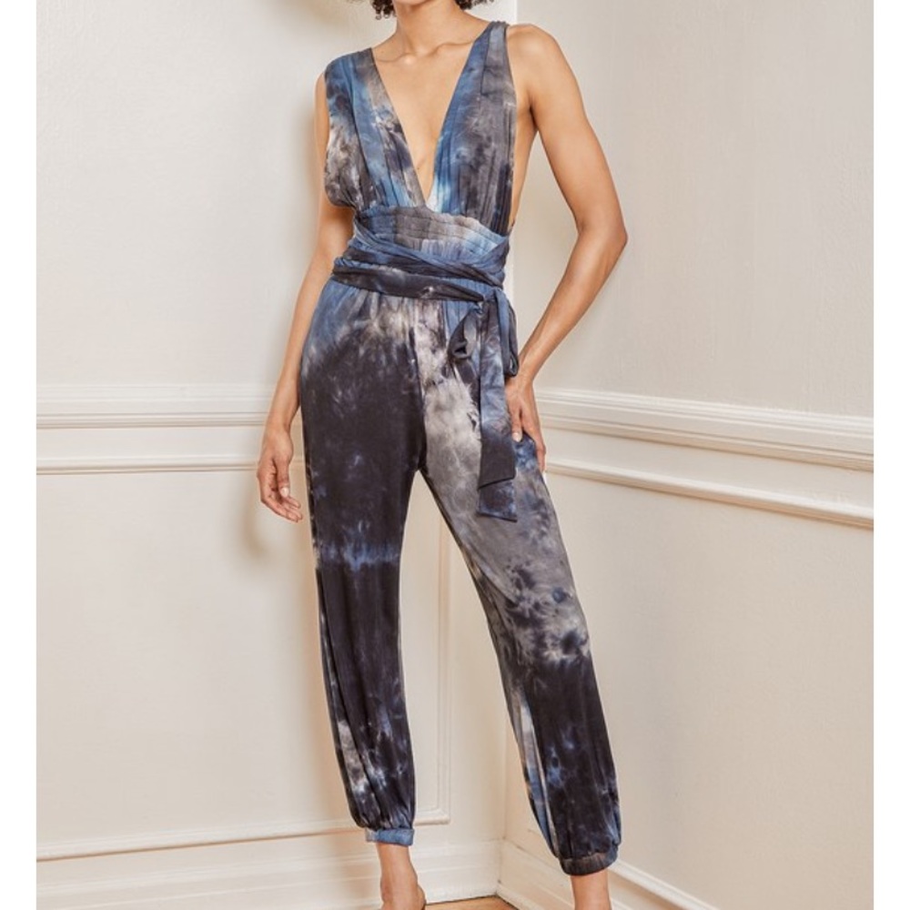 Lulus All About The Vibe Halter Jumpsuit